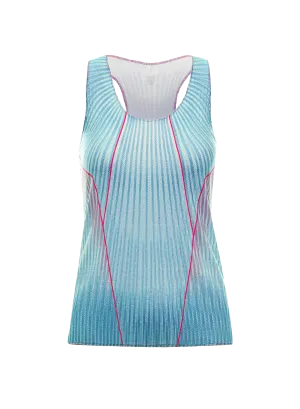 196053-462 | PLEATED V-NECK TANK | ANGEL
