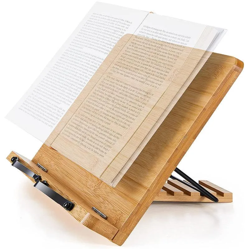 28 X 39Cm Multi-Functional Adjustable Wooden Reading Book Stand Jc-102