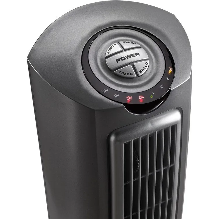 52" Space-Saving Oscillating Pedestal Fan with Remote Control