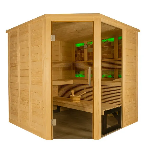 Almost Heaven Indoor Himalaya Corner 6 Person Indoor Sauna