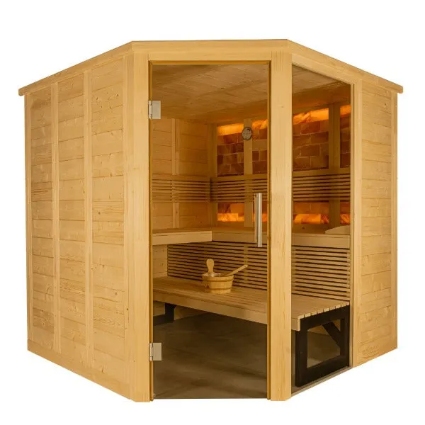 Almost Heaven Indoor Himalaya Corner 6 Person Indoor Sauna