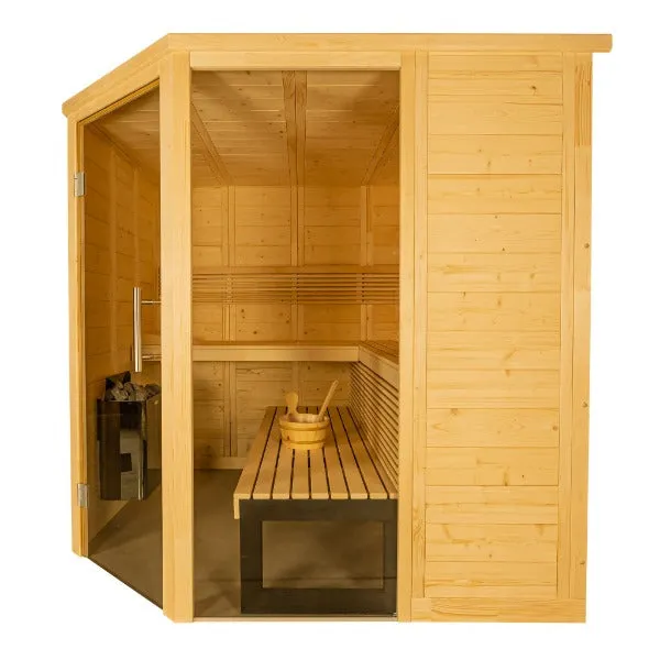 Almost Heaven Indoor Himalaya Corner 6 Person Indoor Sauna