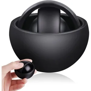 Ambrose New Fidget Toys for Kids, Adults & Teens Stress Relieve & Exercise Finger Flexibility, Fidget Spinner Gyro Best Gift Ideas for 3 4 5 6 7 8 9 10 11 12  Boys, Girls & ADHD Autism - Black