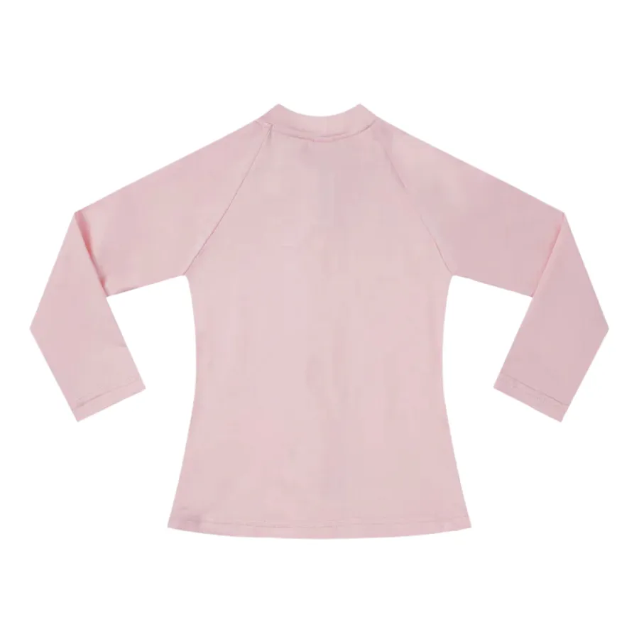 Aqua Blu Kids Long Sleeve Rash Vest AG24020SS - Stepping Stones Pink