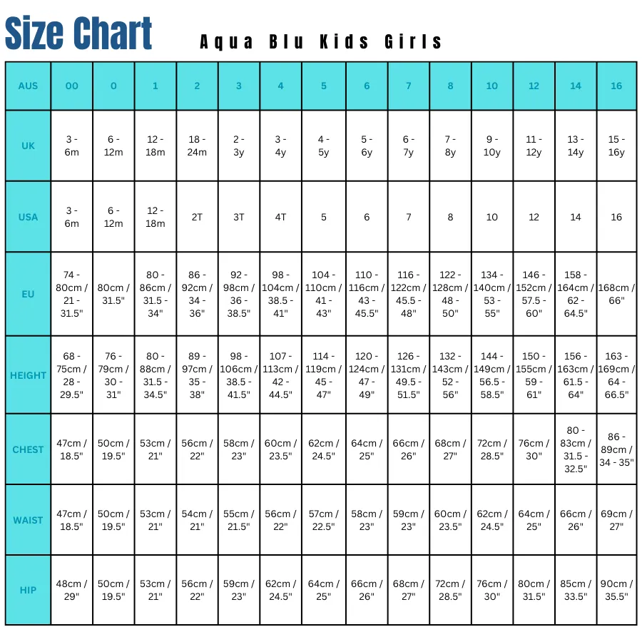 Aqua Blu Pre-Teens Long Sleeve One Piece AG24069TA - Tapestry