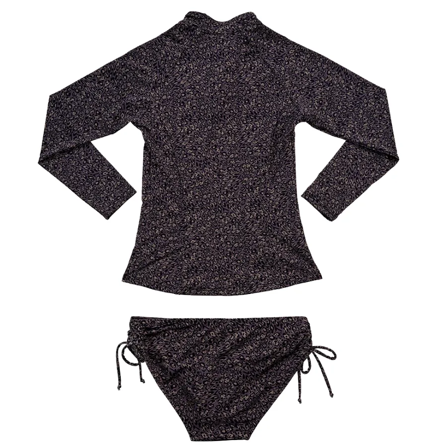 Aqua Blu Pre-Teens Rash Vest Set AG2268OC - Ocelot
