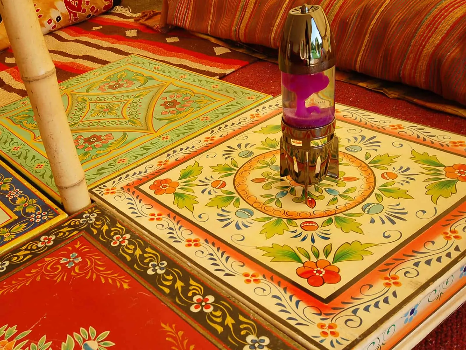 Camping with Soul Square Indian Table - Cream