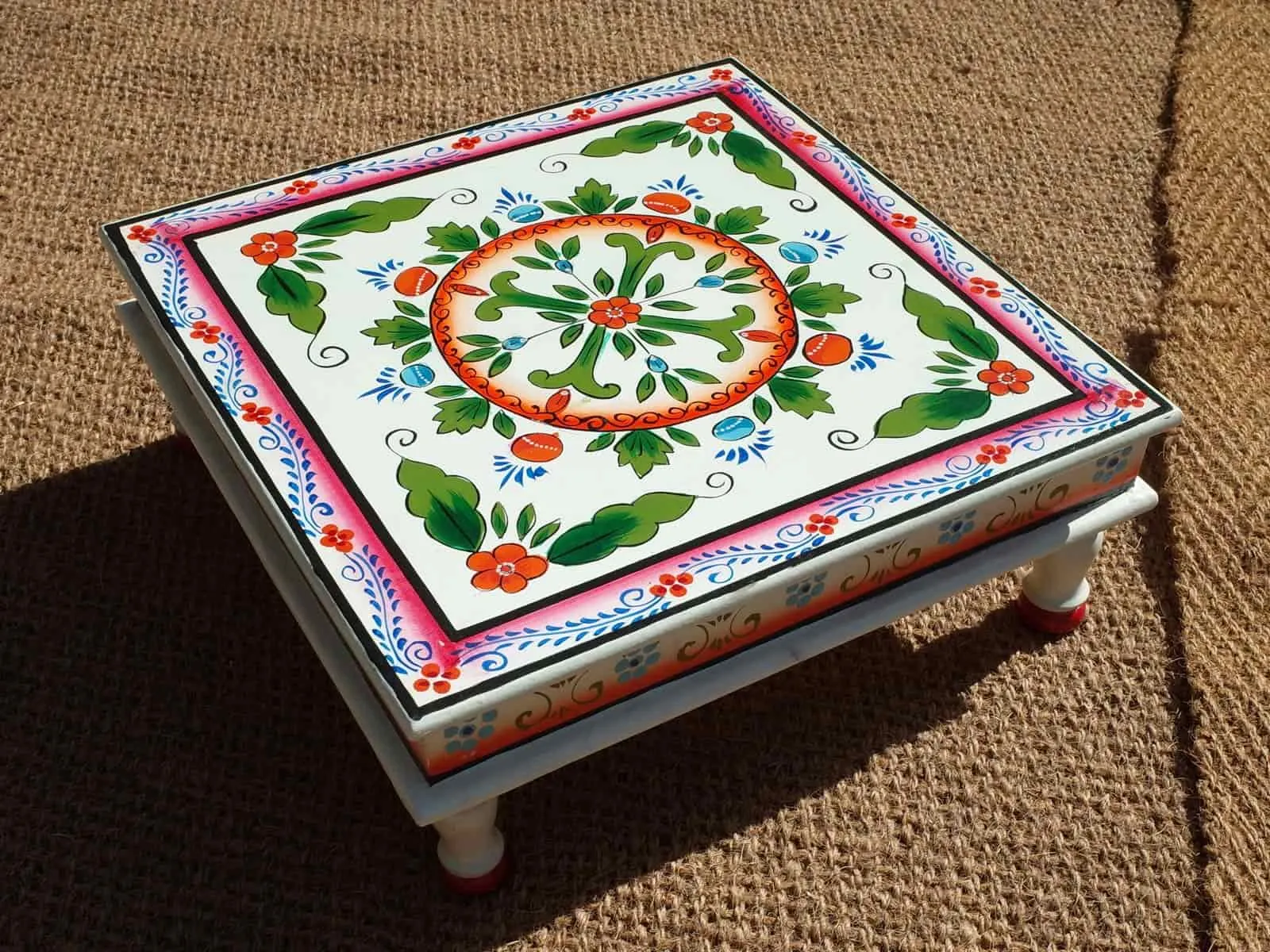 Camping with Soul Square Indian Table - Cream