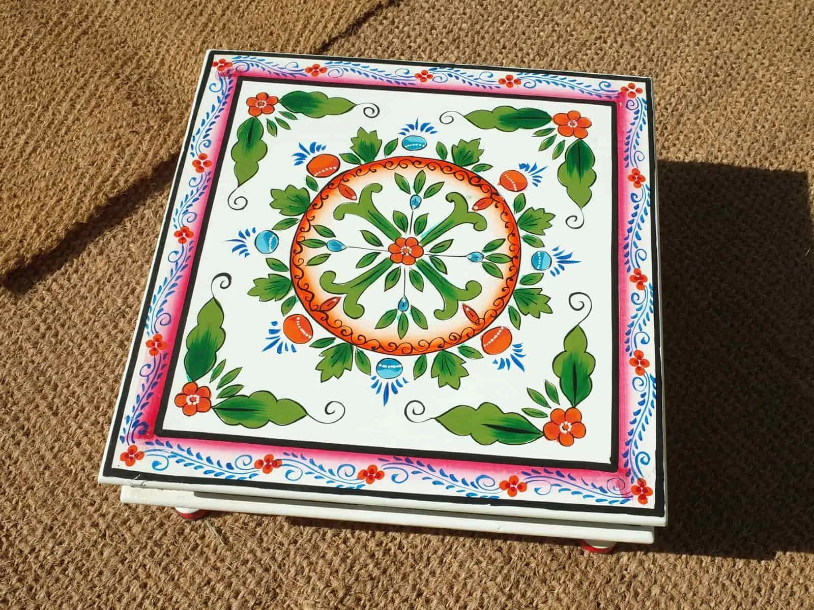 Camping with Soul Square Indian Table - Cream