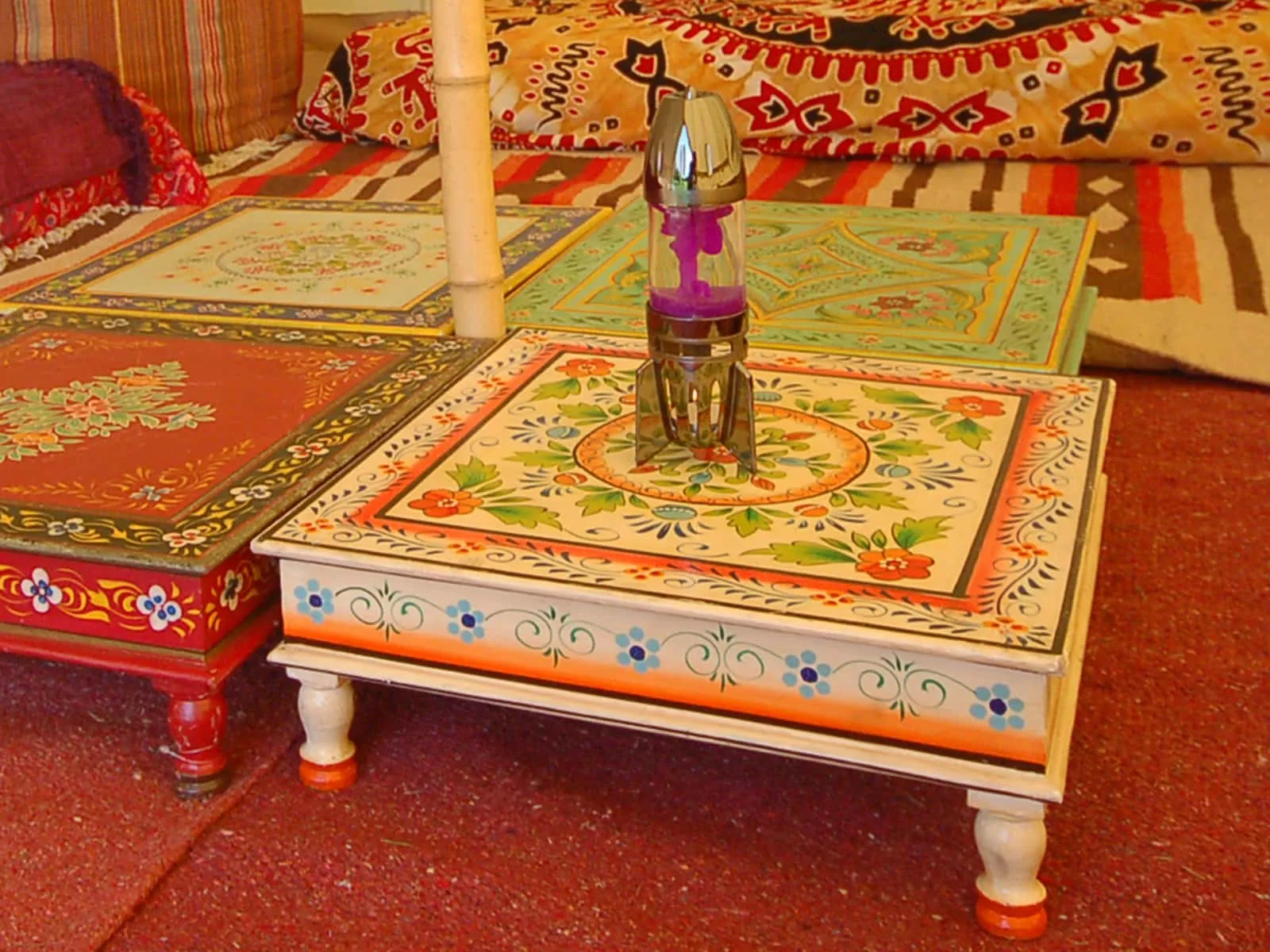 Camping with Soul Square Indian Table - Cream