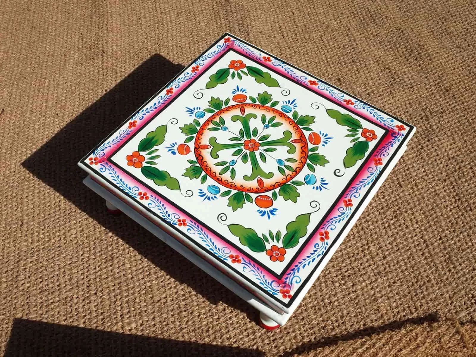 Camping with Soul Square Indian Table - Cream