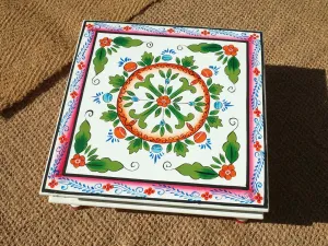 Camping with Soul Square Indian Table - Cream