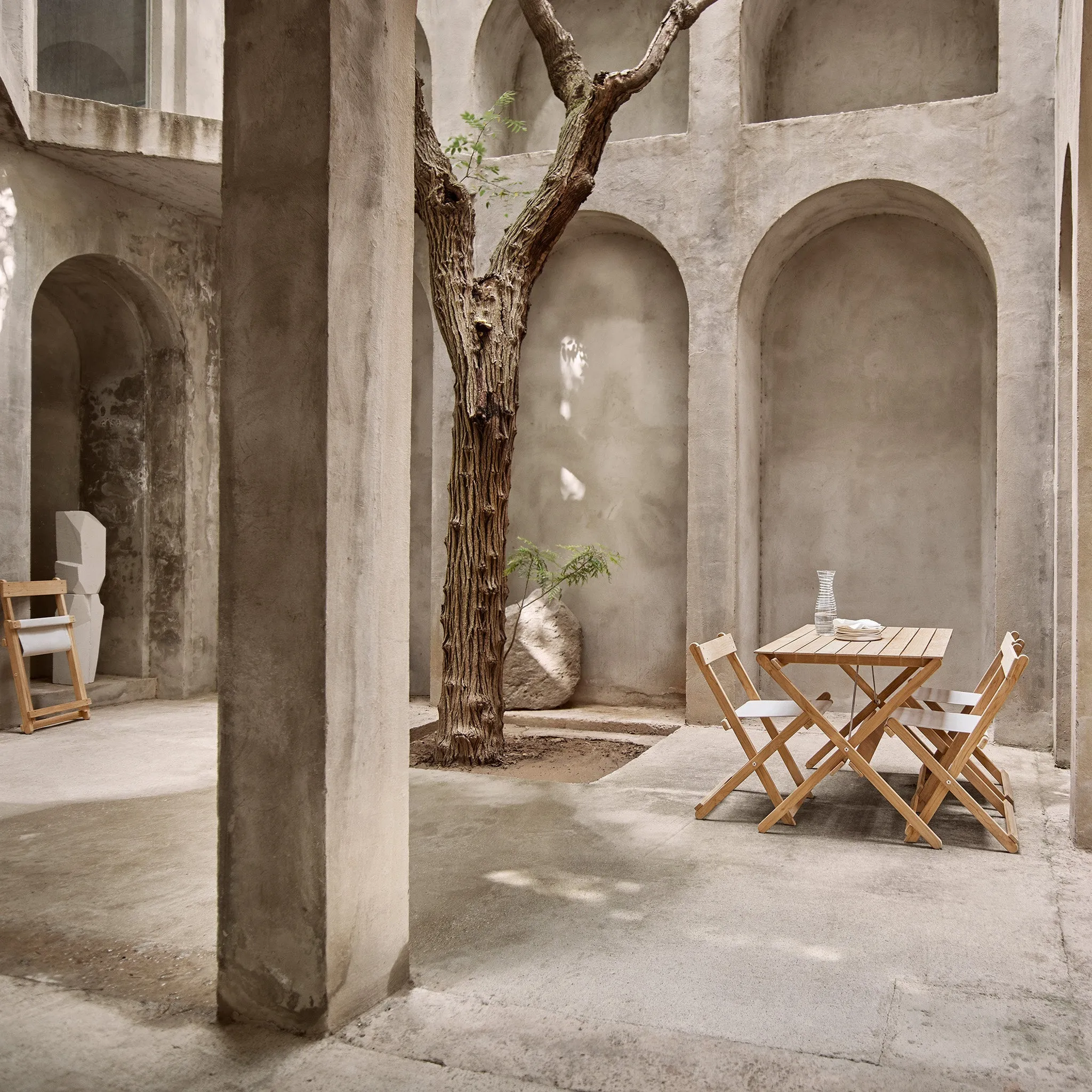 Clearance BM4570 Outdoor Folding Dining Chair by Børge Mogensen