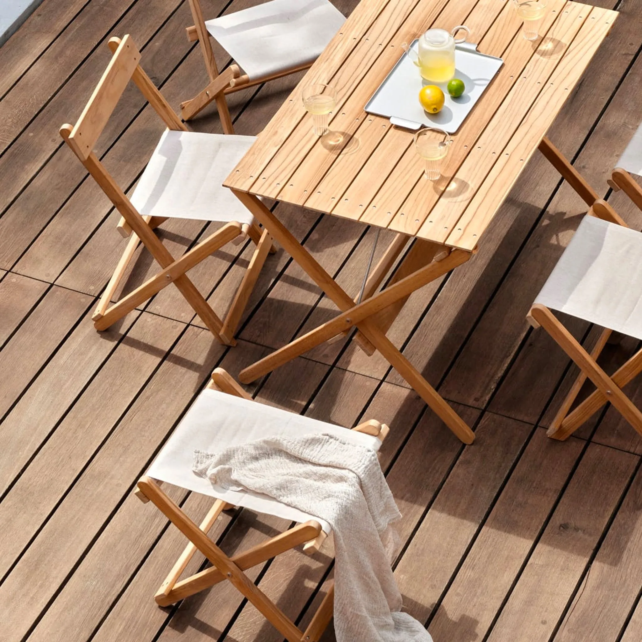 Clearance BM4570 Outdoor Folding Dining Chair by Børge Mogensen