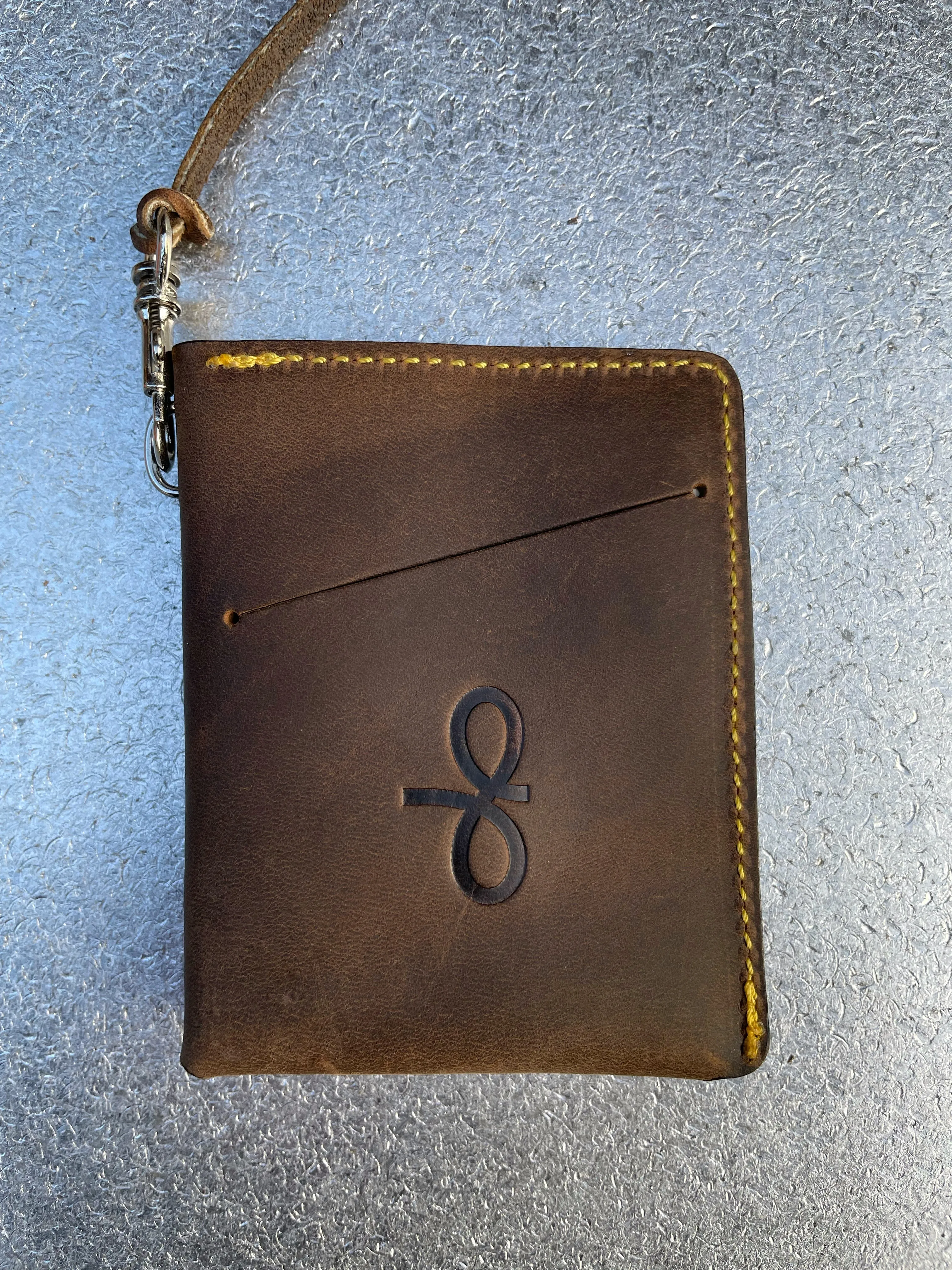 CODA wallet crazy horse brown