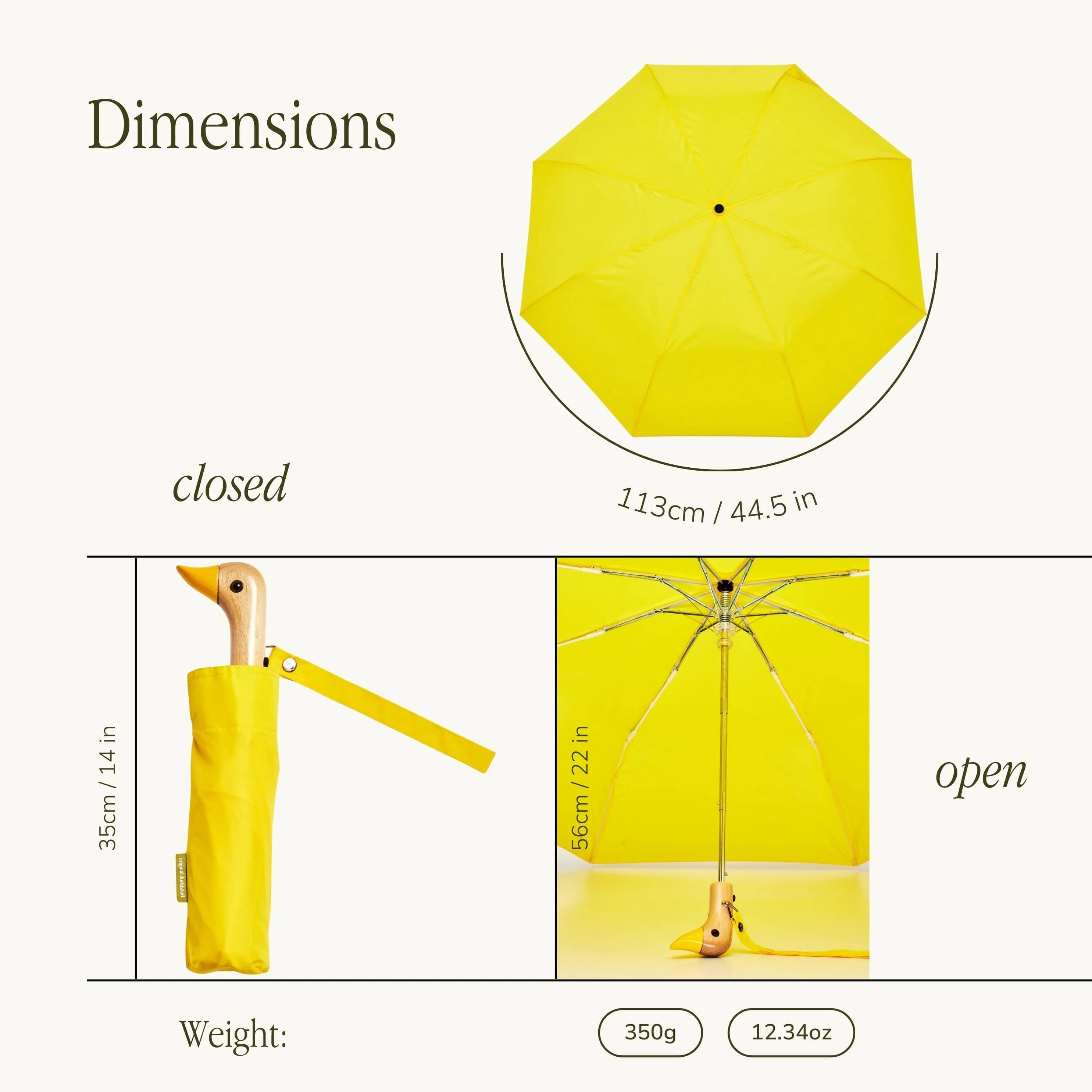 Compact Duck Umbrellas