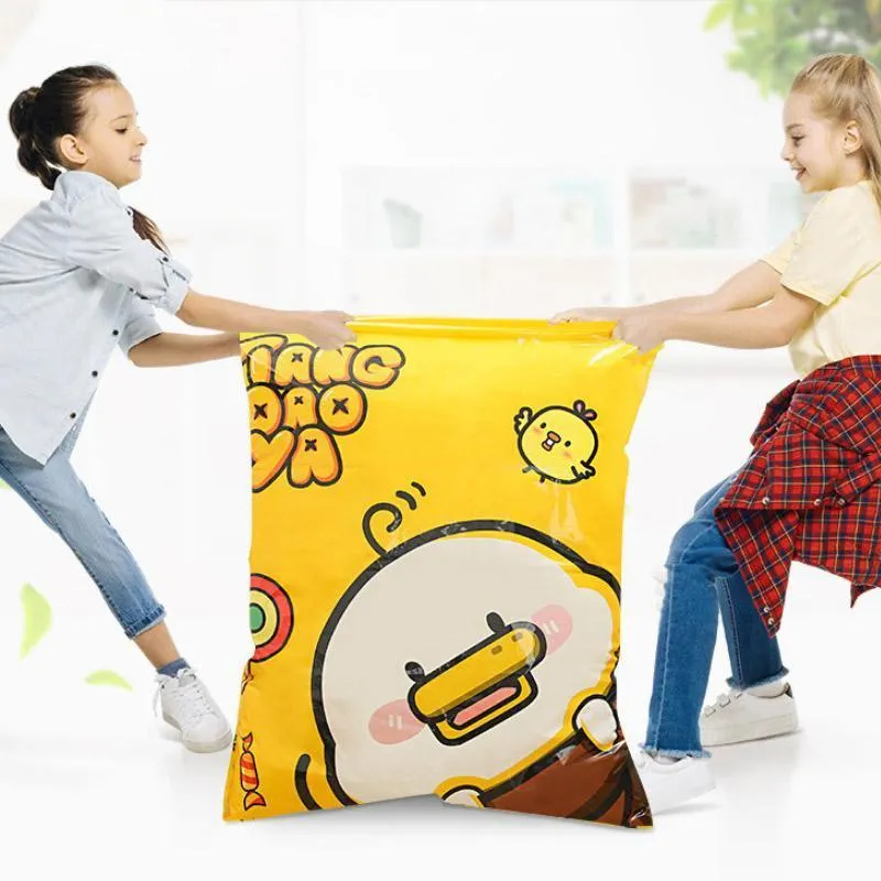 Compressible vacuum storage bag