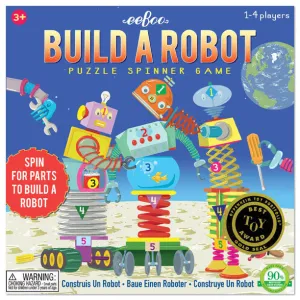 eeBoo Build A Robot Spinner Puzzle Game