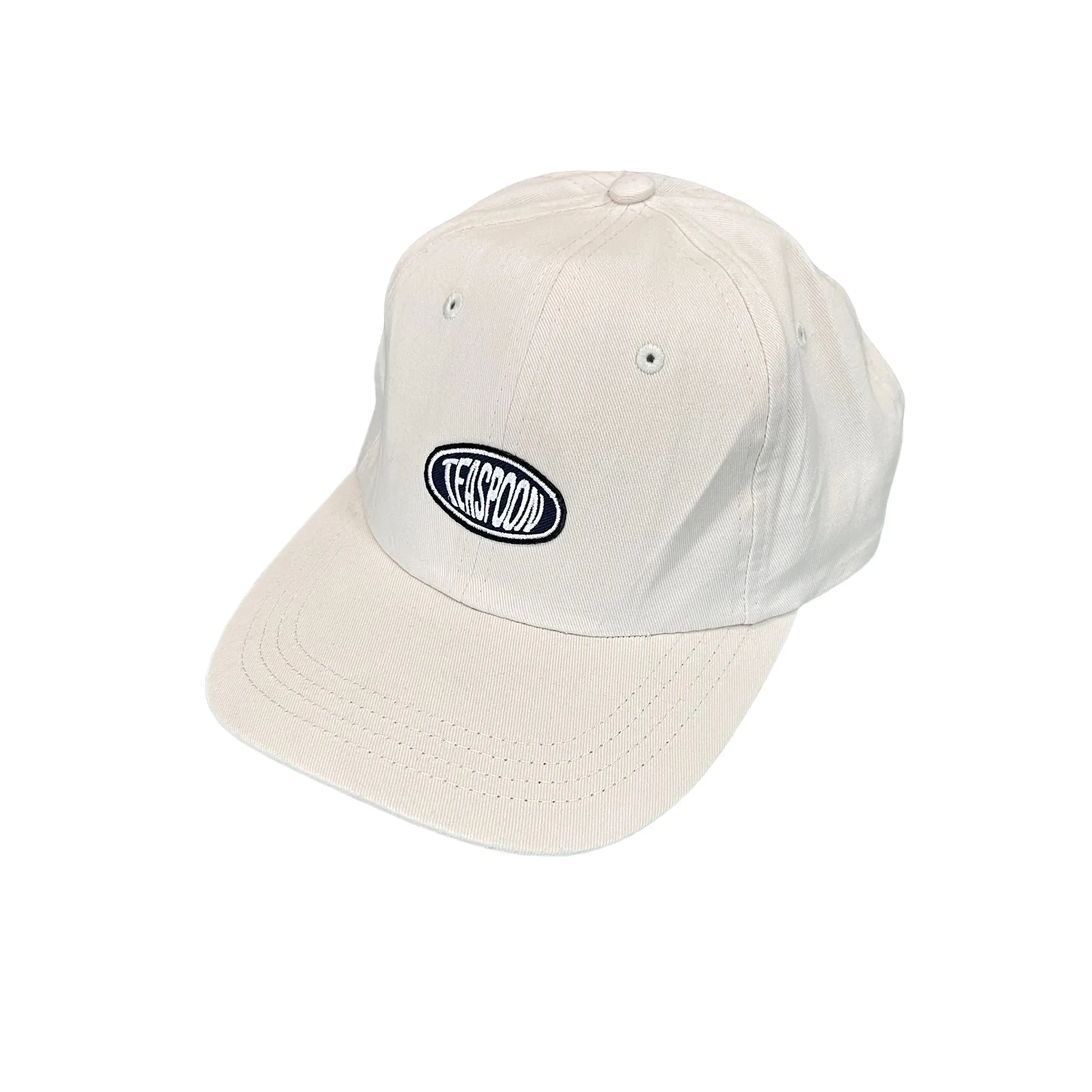 Elipse logo broderie [ Vintage Fabric soft cap] Beige