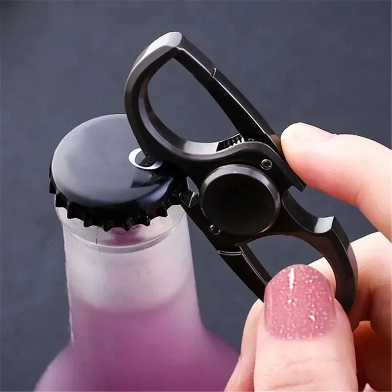 ELMAS Anti-Anxiety Finger Spinner Keychain & Bottle Opener