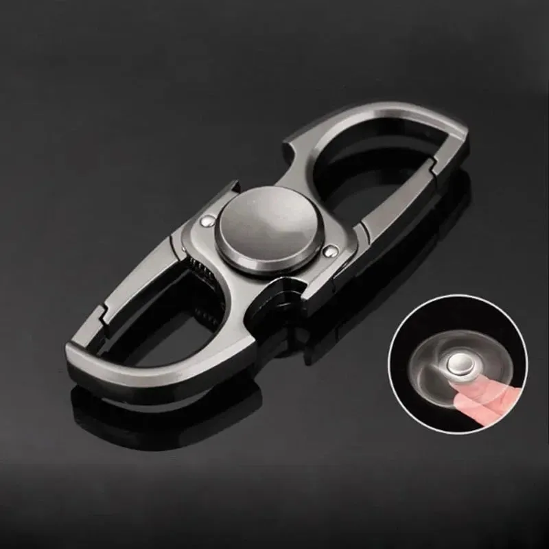 ELMAS Anti-Anxiety Finger Spinner Keychain & Bottle Opener