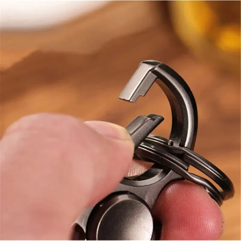 ELMAS Anti-Anxiety Finger Spinner Keychain & Bottle Opener
