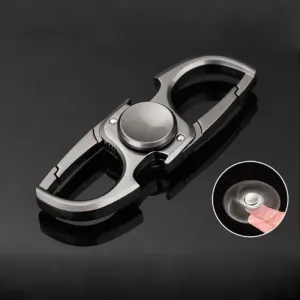 ELMAS Anti-Anxiety Finger Spinner Keychain & Bottle Opener