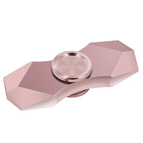 Fidget Spinner,Hand Spinner Finger Spinner EDC Fidget Spinner ADHD Focus Anxiety Relief Toys by Jarvania (Black and Red) (Brass Rose Gold)