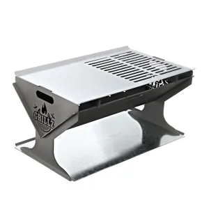 Fire Pit BBQ Outdoor Camping Portable Patio Heater Folding Packed Steel