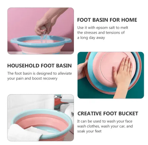 Foldable Portable Space Saving Bowl for Washing Vegetables