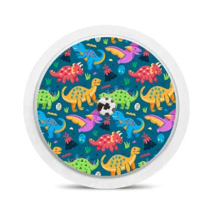 Freestyle Libre 1 & 2 sensor sticker: Dinosaurs