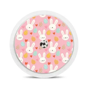 Freestyle Libre 1 & 2 sensor sticker: Easter bunnies