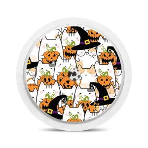 Freestyle Libre 1 & 2 sensor sticker: Hocus pocus cats
