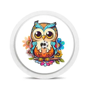Freestyle Libre 1 & 2 sensor sticker: Owl