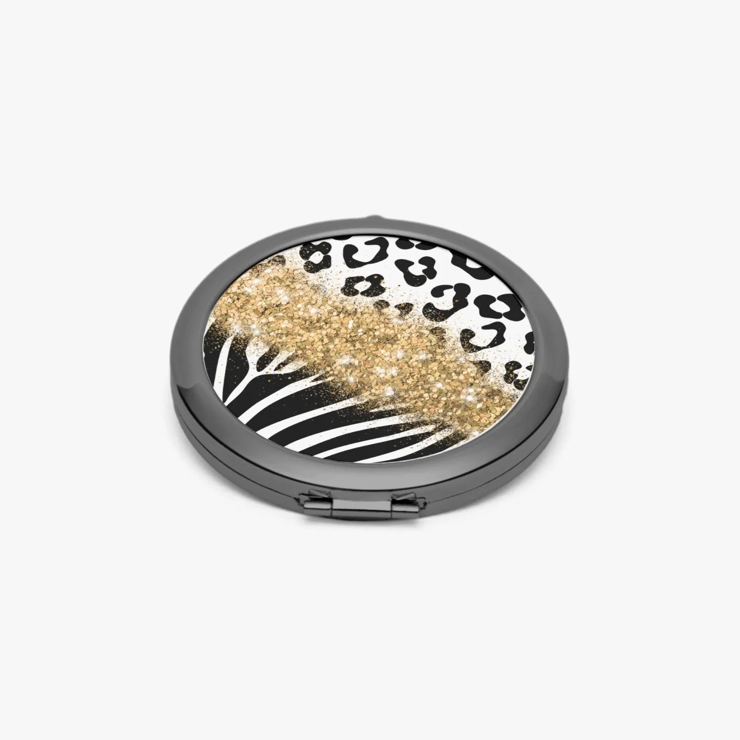 Gold Glitter | Compact Mirror