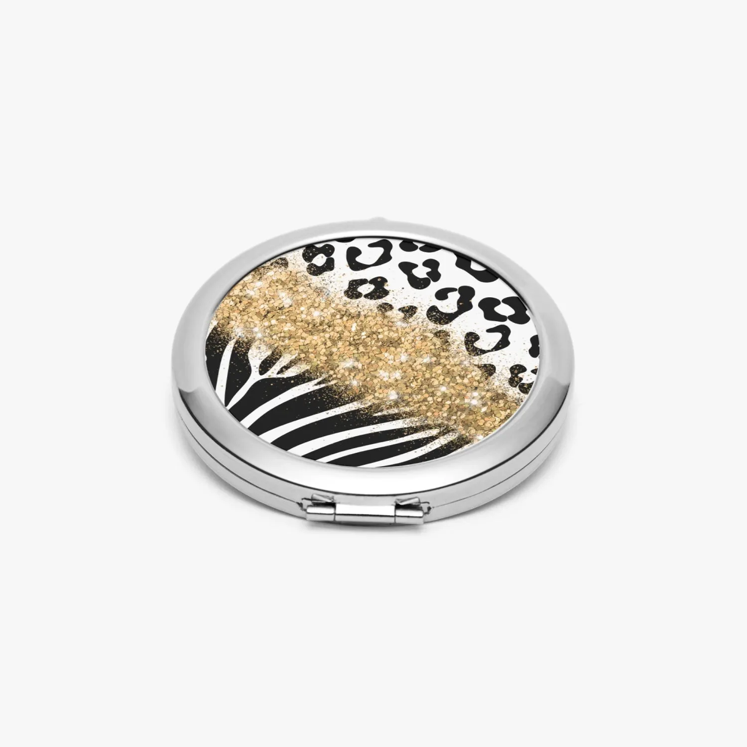 Gold Glitter | Compact Mirror