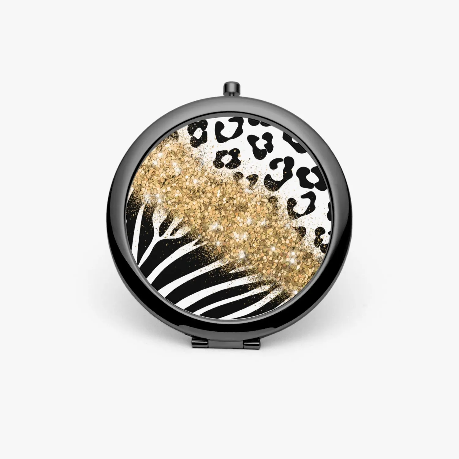 Gold Glitter | Compact Mirror