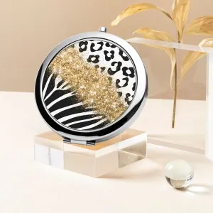 Gold Glitter | Compact Mirror