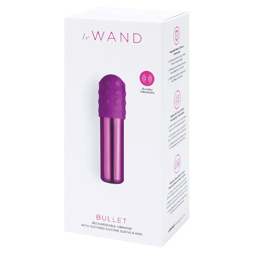 Le Wand Compact Bullet Vibrator Chrome Cherry Collection