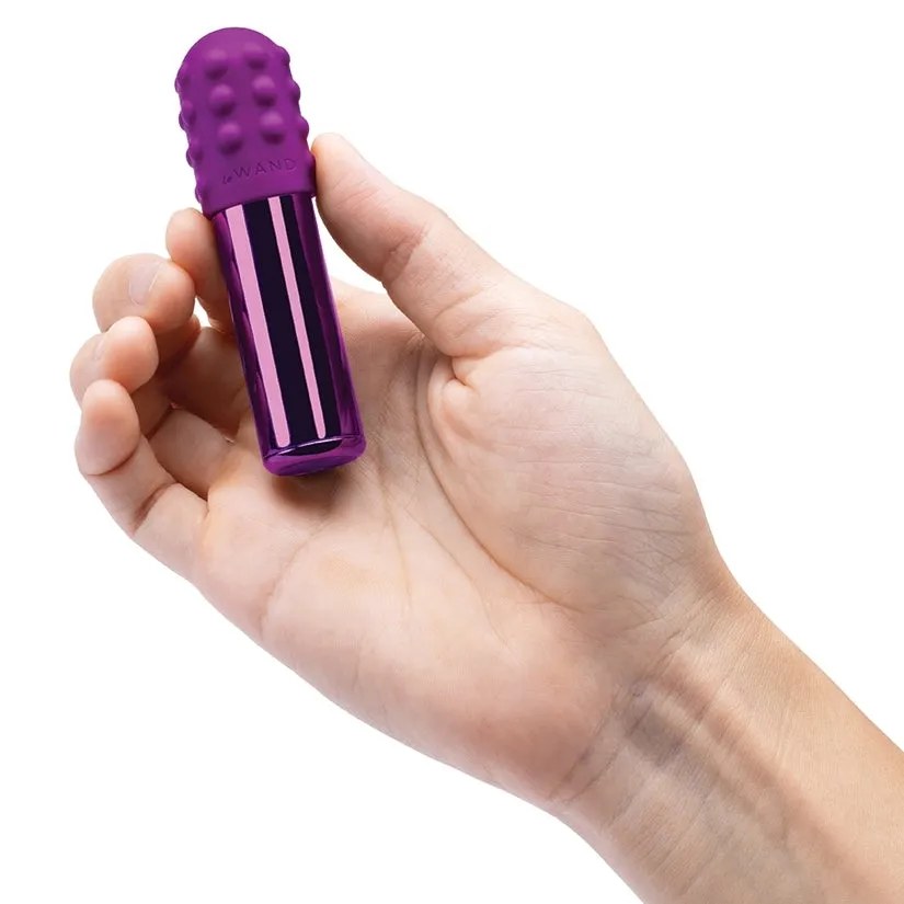 Le Wand Compact Bullet Vibrator Chrome Cherry Collection