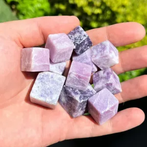 Lepidolite Cubes