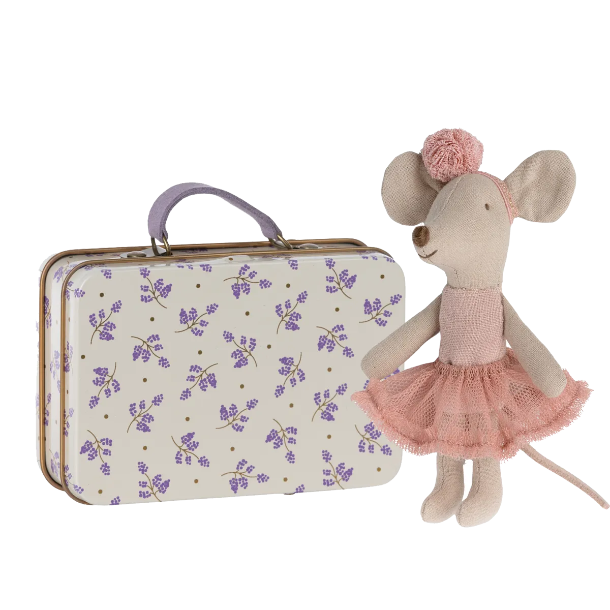 Maileg Little Sister Rose Ballerina & Suitcase