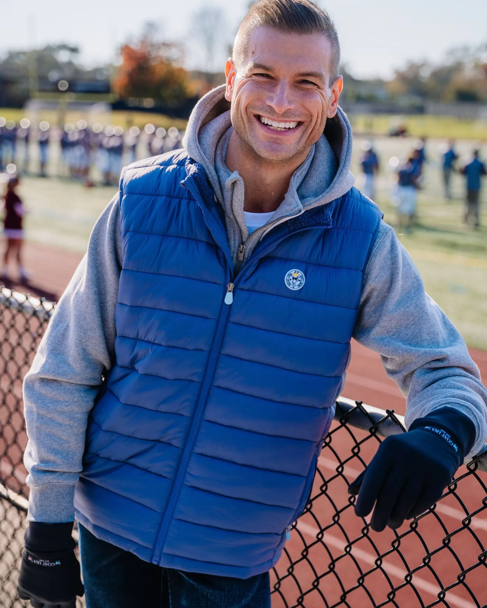 Men's Lightweight Puffer Fleece Vest
