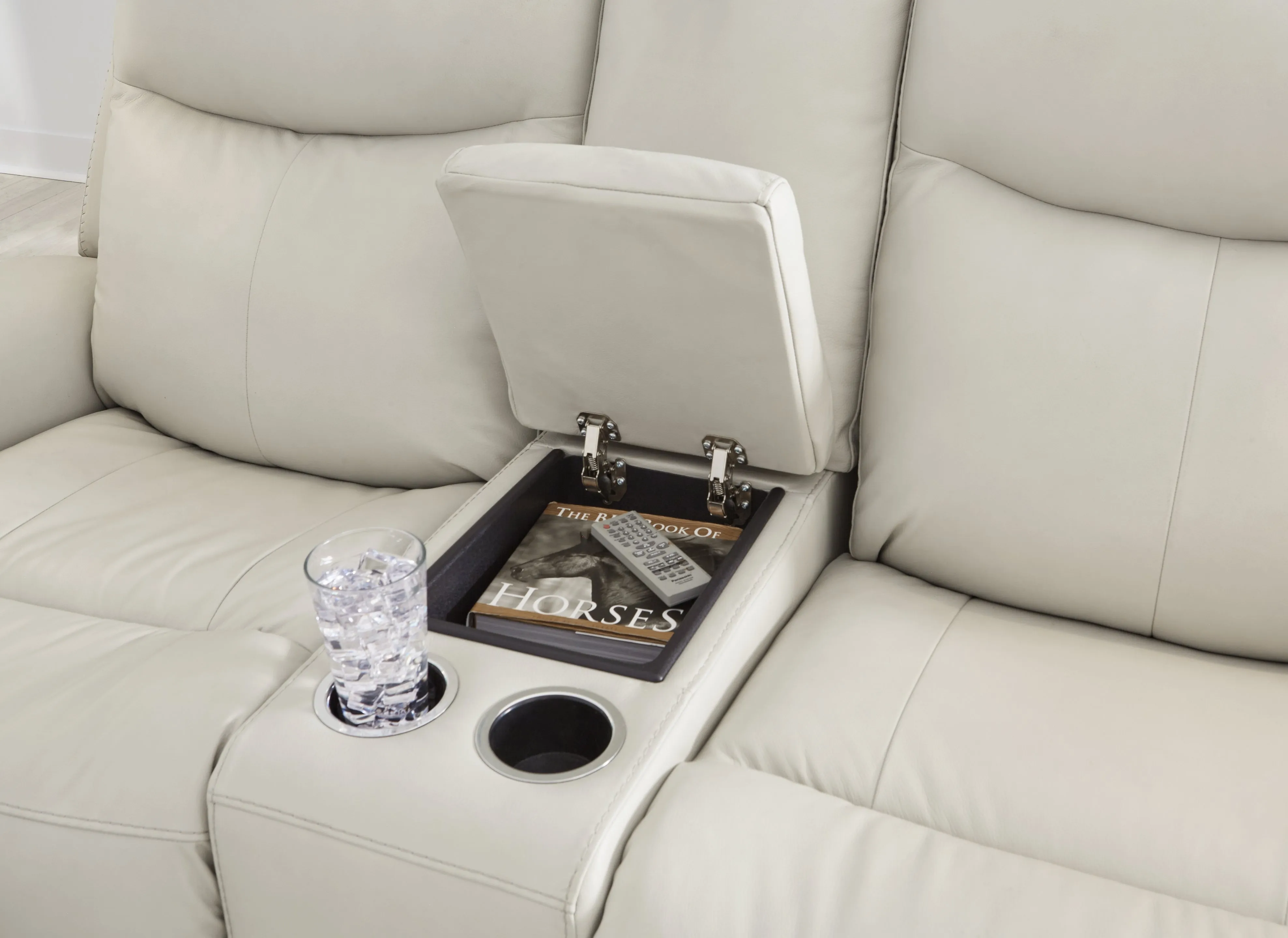 Mindanao Sofa, Loveseat and Recliner in Coconut