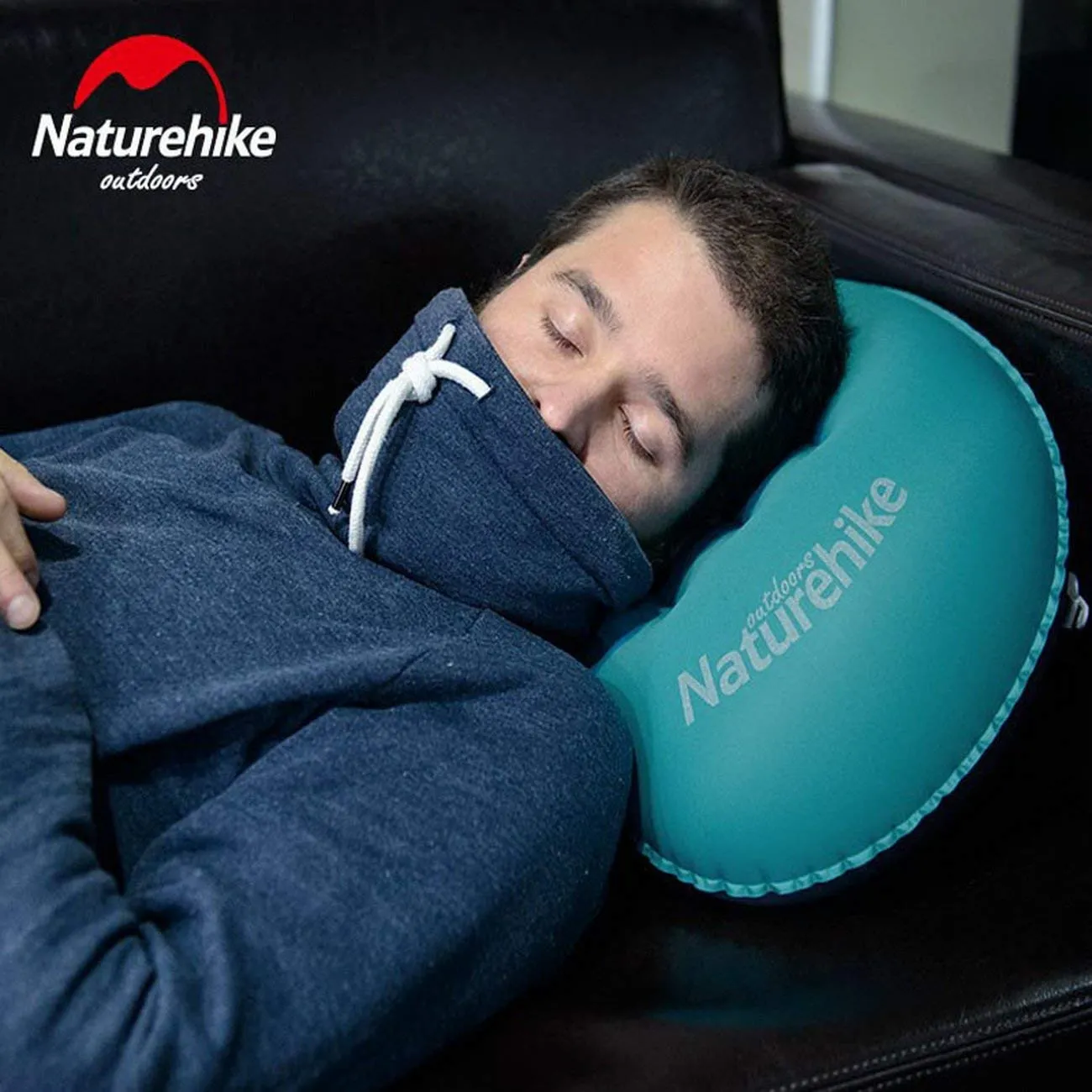 Naturehike NH17T013-Z Bantal Tiup Tebal dan Empuk