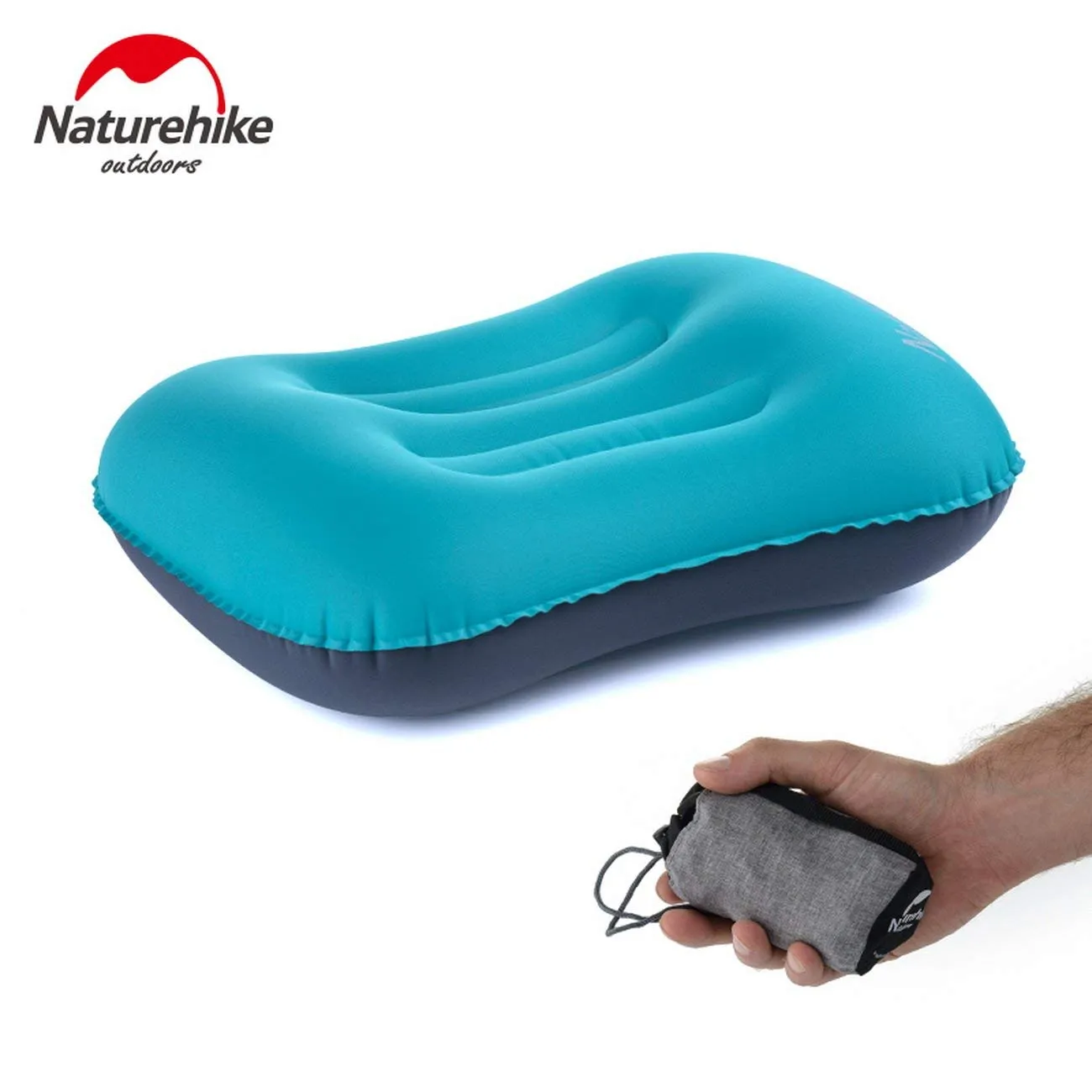 Naturehike NH17T013-Z Bantal Tiup Tebal dan Empuk