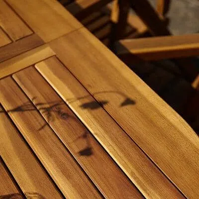 Oakley 4 Seater Wooden Extendable Garden Dining Set