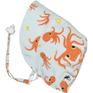 Octopus Organic Cotton Sun Protection Bonnet, UPF 50 