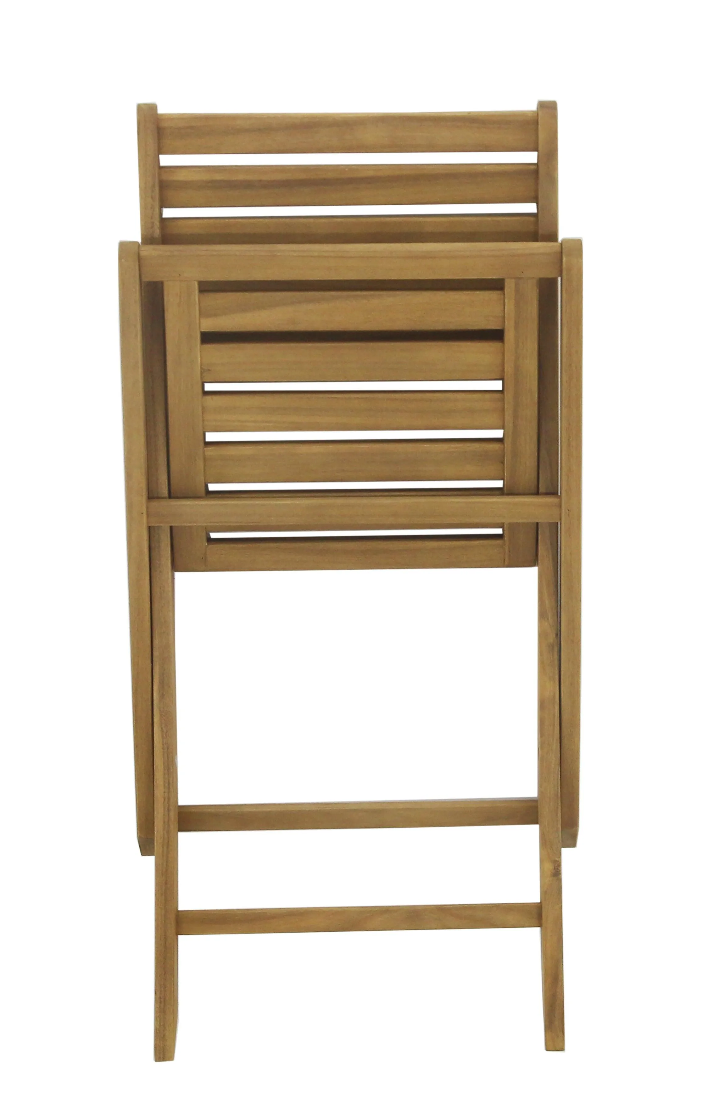 Outlet – Outdoor dining chairs - set of 2 - solid acacia wood