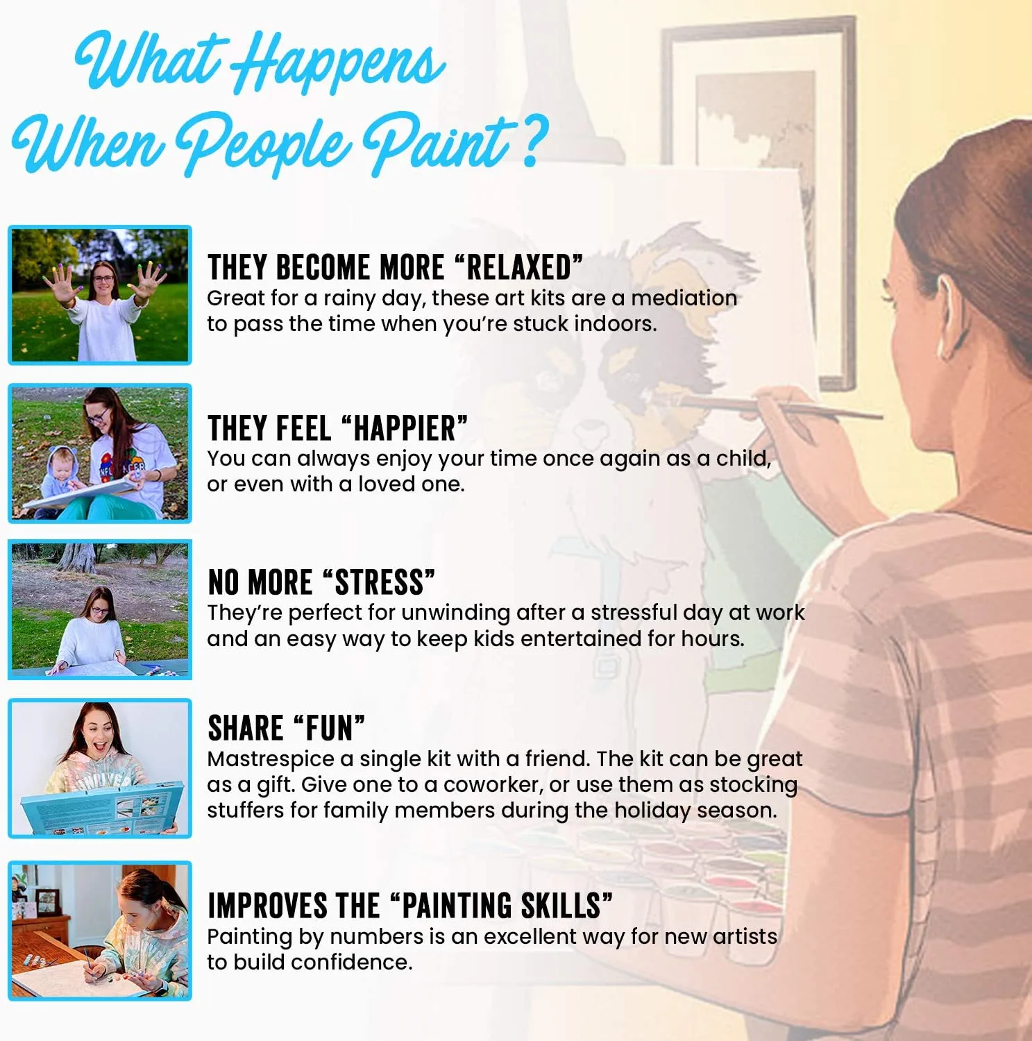 Paint by Numbers for Adults Beginner & Kids,